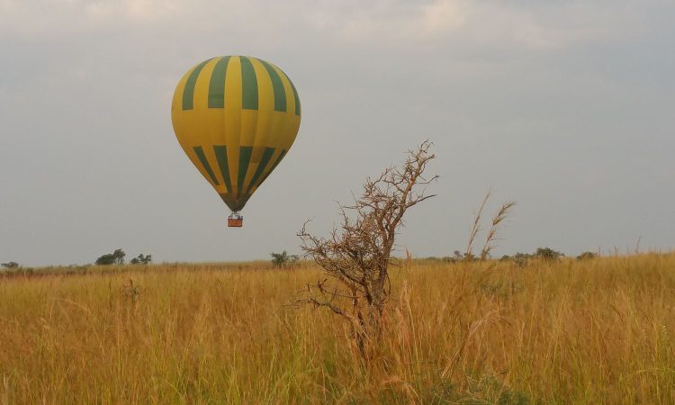 Hot air balloon safari in Murchison Falls National Park