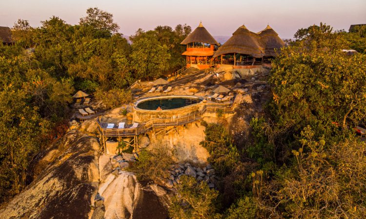 Luxury lodges in lake Mburo national park.