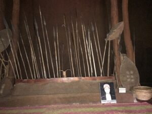 Spears once used by the King