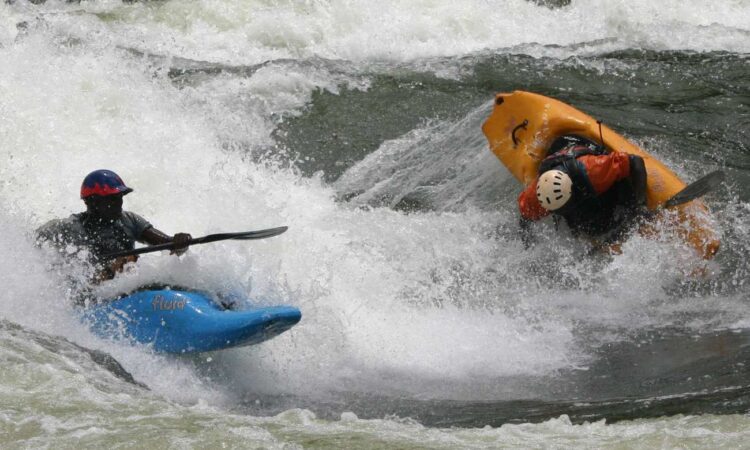 Kayaking in Uganda